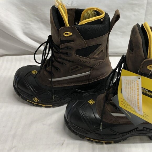 Terra Crossbow Puncture Resistant Composite Leather Work Boot Men's Size 7 NWT - Picture 9 of 9